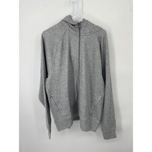 Fabletics Mens Go To Full Zip Hoodie Sweatshirt Size XXL Gray NWT